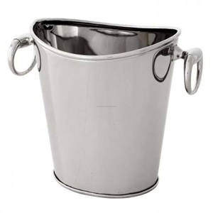 ถังแช่ไวน์ทำจากโลหะ1 3L ทำด้วยมือทำจากเหล็กชุบสังกะสีมีที่จับ - Product Image 5