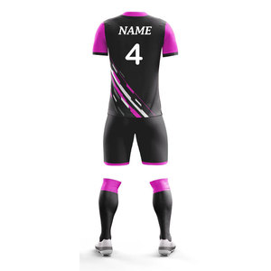 Football Kits Youth Sizes Men's <b>Soccer</b> Uniform Manufacturer Solid Color Jersey with Short Sets Athletic Sportswear Uniform - Product Image 6