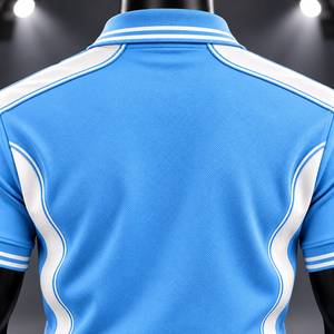 Camiseta Deportiva RICHTALK para Hombre, Azul, Manga Corta, Secado Rápido, Tejido de Punto, Corte Regular, Diseño Deportivo, Logotipo Frontal con Impresión Digital, 200g - Product Image 5