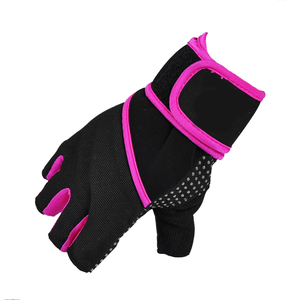 High Quality Leather Fingerless Gym <b>Gloves</b> For Men Women for Outdoor Fitness <b>Training</b> Cycling <b>Weight</b> Lifting By <b>GLOVES</b> City - Product Image 6