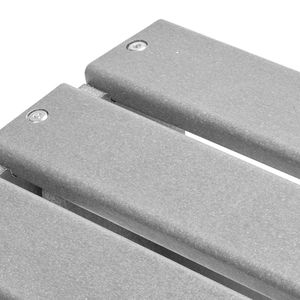 Reposapiés Adirondack de Plástico HDPE Plegable y Resistente a la Intemperie para Patio, 21.5 L x 18.9 W x 14.8 H Pulgadas - Product Image 3