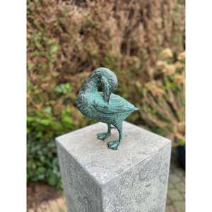 Escultura Artesanal de Ganso Antiguo, Adorno de Pato Vintage de Hierro Fundido para Jardín - Product Image 2