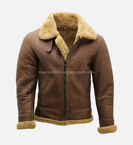 Chaqueta de cuero con logotipo personalizado de alta calidad, precio de venta al por mayor, ropa, chaqueta de cuero resistente al viento para hombre - Product Image 5