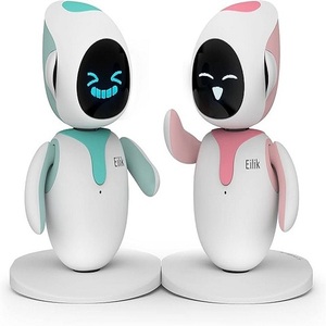 ของเล่นอีลิค ทัช อินเตอร์แอคทีฟ พร้อมจำหน่ายแล้ว หุ่นยนต์สัตว์เลี้ยงน่ารักพร้อมภาพเคลื่อนไหวและเกมขนาดเล็ก ของขวัญสุดพิเศษสำหรับเด็กหญิงและเด็กชาย สีฟ้า + สีชมพู - Product Image 3