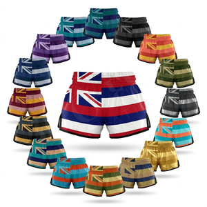 Shorts de Muay Thai pour hommes, dernière collection, très demandés, pour compétition, entraînement MMA et Kickboxing, design par sublimation, vêtements de sport. - Product Image 1