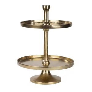 Base Redonda de Metal para Pastel, Plato para Exhibición de Postres, Soporte para Cupcakes, Decoración para Mesa de Boda - Product Image 1
