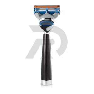 Rasoir à cinq lames en acier inoxydable avec manche pour hommes et femmes, 5 lames, double rasoir de sécurité pour soins personnels - Product Image 1