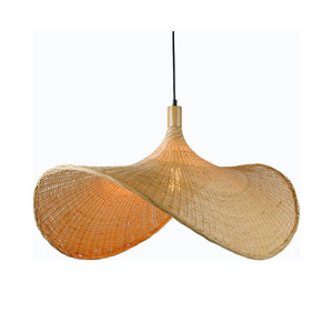 Scalloped Rattan Celling Lighting Best Seller Lamp Shades for Living Room Decor Chandeliers & Pendant <b>Lights</b> with Low MOQ - Product Image 1