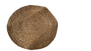 SEEGRASS BRAIDED <b>Round</b> <b>PLACEMATS</b>-Anti-Bacteria Anti-Slip Eco-Friendly Floral Modern Design for Home Banquet Hotel & Party Use - Product Image 2