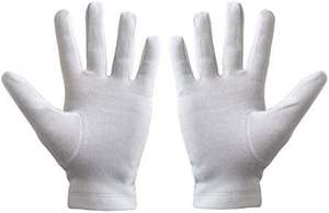 Gants blancs de franc-maçon personnalisés brodés en coton, gants de franc-maçon de haute qualité avec logo Royal Arch, gants maçonniques blancs - Product Image 3