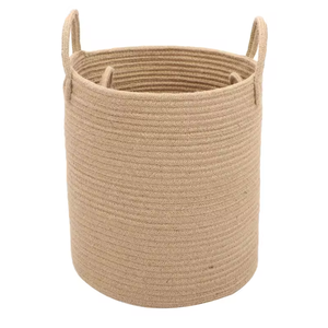 OEM Jute <b>Basket</b> Manufacturer – Custom Size Natural Fiber <b>Storage</b> <b>Basket</b> for International Buyers and Bulk Orders - Product Image 1