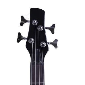 Stylish Black IB Bass Guitar with Power Line and Wrench Tool Exquisite Accessories Included - Product Image 5