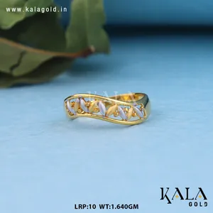 Bague en or légère pour femme Design minimaliste pour les fêtes de mariage Anniversaires Fiançailles Cadeau parfait Bijoux - Product Image 2