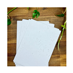 Boxit.pk Eco-Friendly Seed <b>Paper</b> A4 250 GSM Custom Plantable <b>Handmade</b> Seed Card Sheets for Packaging & Printing Bulk Wholesale - Product Image 6