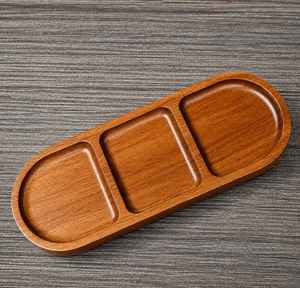 Plateaux de service et de rangement rectangulaires portables en bambou pour le thé, les aliments et les collations, vente en gros - Product Image 2