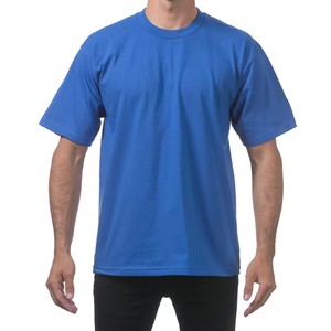 T-shirts personnalisés en gros avec impression graphique, couleur unie, coton lourd 100%, unisexes - Product Image 3