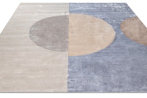 Tapis persan de luxe en laine et soie, tufté à la main, à poils bouclés, écologique, lavable, antidérapant, pour l'ameublement de la maison - Product Image 5