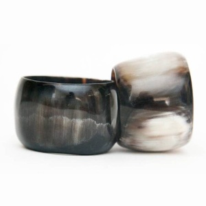 <b>Rustic</b> Handmade Buffalo Horn Napkin Ring for <b>Farmhouse</b> <b>Dining</b> Decor and Holiday <b>Table</b> Settings Accessories Export Finish - Product Image 5