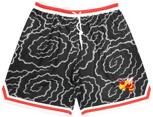 Shorts Bermuda en tricot gris pour homme avec cordon de serrage à la taille et poches latérales, tenue décontractée d'été, design respirant - Product Image 6