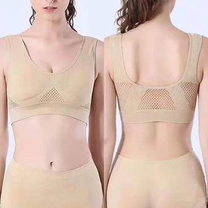 Top Selling Wholesale Fitness Women Sexy Sports <b>Bra</b> Fitness Breathable Solid Gym Running Sports <b>Bra</b> - Product Image 1