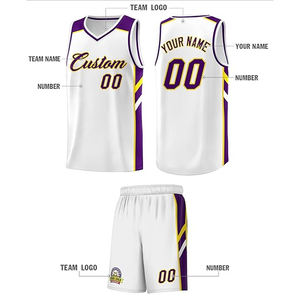 Uniforme de Baloncesto Personalizado, Pantalones Cortos de Jersey, 100% Poliéster, Cintura Elástica, Logotipo, Nombre, Número, Placa, Impresión por Sublimación, Bordado - Product Image 4