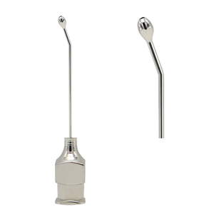 Welsh Cortex Aspirating Cannula Flat Olive Tip Right Link 25G Ophthalmic Cortex Removal Instrument Cataract Surgery Tool OEM Man - Product Image 2