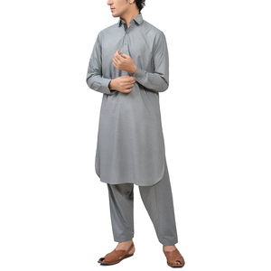 Shalwar Kameez en coton indien/pakistanais de haute qualité pour homme – Tenue décontractée, de fête ou de mariage – Design personnalisable, anti-humidité et infroissable - Product Image 1