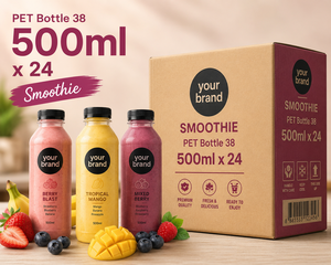 Bebida Saludable de Smoothie de Marca Privada OEM Hecha con Frutas Tropicales Frescas de Primera Calidad 250ml 330ml 500ml con 30 Sabores en Botella PET - Product Image 4