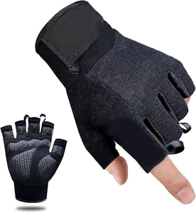 Guantes de Entrenamiento de Gimnasio para Levantamiento de Pesas, Duraderos, Flexibles, Elásticos, Antideslizantes, Protección para Fitness, Entrenamiento, Deportes - Product Image 1
