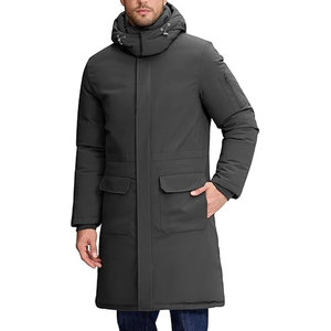 SOLID INTERNATIONAL Abrigo Casual con Capucha para Hombre, Invierno, Cálido, Cortavientos, Forro 70% Algodón, Logotipo Personalizado Frontal, Largo Regular - Product Image 3