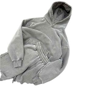 ชุดวอร์มผ้าซักลายกรดของผู้ชายชุดเทรนนิ่งเข้ารูปใส่สบายชุดวอร์มสำหรับผู้ชาย - Product Image 6