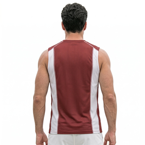 Camiseta sin mangas de malla ligera para hombre, chaleco de algodón de alta calidad para hombre, camiseta sin mangas para entrenamiento. - Product Image 2