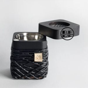 Brûleur à mosaïque en bois pour diffuseur d'arômes, lampe à parfum, ensemble diffuseur d'aromathérapie, support de bougie avec couvercle, aromatique toutes saisons, religieux - Product Image 5