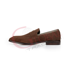 Nouvelles chaussures mocassins pour hommes en cuir véritable, faites à la main, de haute qualité, formelles et décontractées, marron, toutes tailles disponibles, chaussures de mariage - Product Image 4