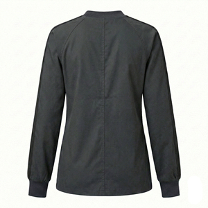 Blouson d'infirmière personnalisé avec logo, tailles et couleurs variées, à boutons-pression, manteau de réchauffement, uniforme médical, blousons d'hôpital OEM en gros - Product Image 3