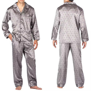 Ensemble de pyjama pour homme en soie de mûrier 100 %, manches courtes, 2 pièces, vêtements de nuit de luxe en soie, ensemble de pyjama grande taille, toutes saisons, le meilleur - Product Image 6