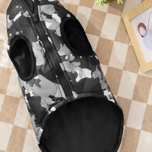 Gilet pour chien avec trou pour harnais, vêtements pour animaux de compagnie doux et chauds pour une utilisation en extérieur - Product Image 3
