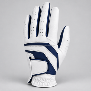 Gants de golf personnalisés, vêtements de sport pour les mains avec des matériaux de qualité supérieure, fermeture de poignet réglable et adhérence améliorée pour l'entraînement au golf - Product Image 4