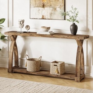 Handcrafted Mango Wood <b>Console</b> <b>Table</b> with Geometric Inlay - Wholesale Furniture India - Product Image 3