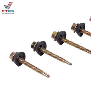 Tornillos Autoperforantes para Techos de Acero al Carbono, Tipo Cabeza Hexagonal con Arandela, Hechos en Vietnam - Product Image 1