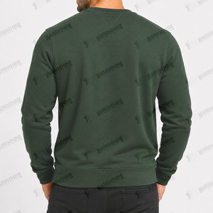 Nuevo suéter de manga larga para hombre, de color sólido, estilo casual, básico, de algodón mezclado, grueso. - Product Image 2