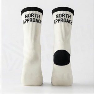 Calcetines North Approach para Mujer, Blancos con Logotipo Negro, Diseño con Rostro, Transpirables, Casuales, de Primavera, para Adultos - Product Image 2