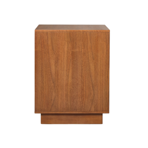 Solid Wood Nightstand Double Drawer Bedside Table Wooden Storage Cabinet Bedroom Furniture Modern Style - Product Image 4