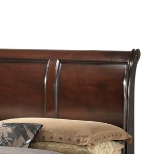 Lit en bois LaVita G8875A Cappuccino King avec rangement intégré de haute qualité - Product Image 2