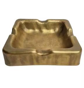 Cenicero de Metal Premium, Elegante Porta Cigarrillos para Cigarrillos, Cigarros y Tabaco, Decoración para Mesa de Hogar, Oficina u Hotel - Product Image 4