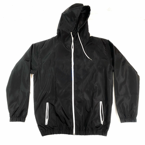 Ensemble court coupe-vent unisexe zippé personnalisé 100 % polyester style décontracté été vente en gros couleur personnalisée pour hommes - Product Image 5