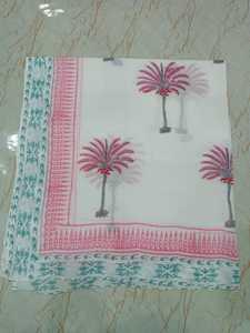 Chal de Algodón Estampado de Lujo para Mujer, Último Diseño Indio, 100% Algodón, Ancho, Estampado a Bloques, Hiyab, Bufanda, Chales - Product Image 2