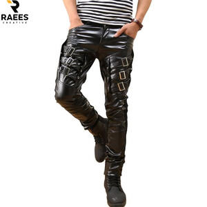 Mejor Precio, Pantalones de Lona y Cuero Casuales para Hombre, 100% Genuinos, Corte Recto, Cintura Media, Alta Calidad, Color Personalizado, Resistentes y Transpirables - Product Image 1