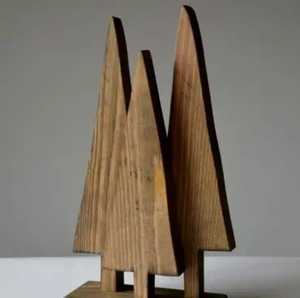 Décoration de table en bois en forme d'arbre, faite à la main, écologique, forme personnalisée, pour fêtes et cadeaux, NOUSHAD HANDICRAFTS Uttar - Product Image 2