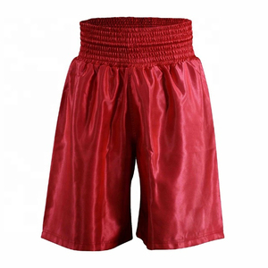 Heat-Transfer Printed Custom Manufacturer Customizable Men's Muay Thai Shorts Casual Solid Pattern Factory Price Martial Arts - Product Image 2